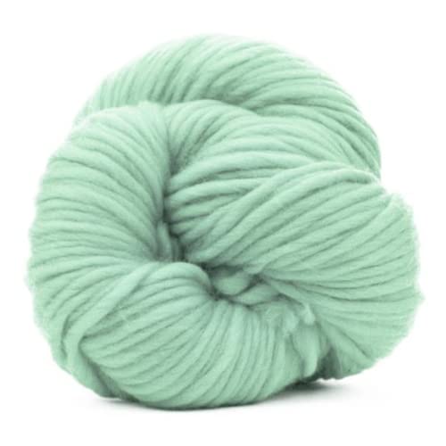 Revolution Fibers | Premium Super Bulky Merino Wool | 100-Grams Chunky Weight, Thick Wool for Knitting, Crochet, Baby Blanket, Dyed, Felting, Weaving (Peppermint) - color: Peppermint
