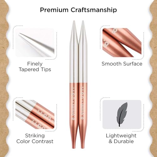 Knitter’s Pride Rosemist Interchangeable Needle 5""(13cm) - US 11(8mm) - size: 8.00mm