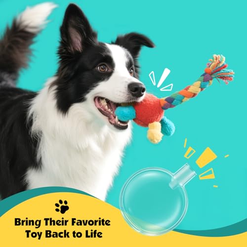 Squeakers for Dog Toys - 10pcs 40mm Replacement Dog Toy Squeakers | Loud, Clear Sound | Easy to Activate | Quick Rebound | Revives Favorite Toys | DIY Pet Toy Projects