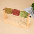 Wooden Crochet Yarn Holder, Single Revolving Yarn Storage, Ribbon Storage, Rack Portable Yarn Ball Holder for Crochet Yarn Ball Knitting, Sewing Thread Craft Florist Wrapping