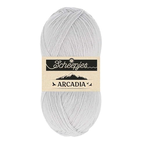 Scheepjes Arcadia Sock Yarn, 100g – 802 Crag, Wool/Polyamide, Fingering - color: 802 Crag