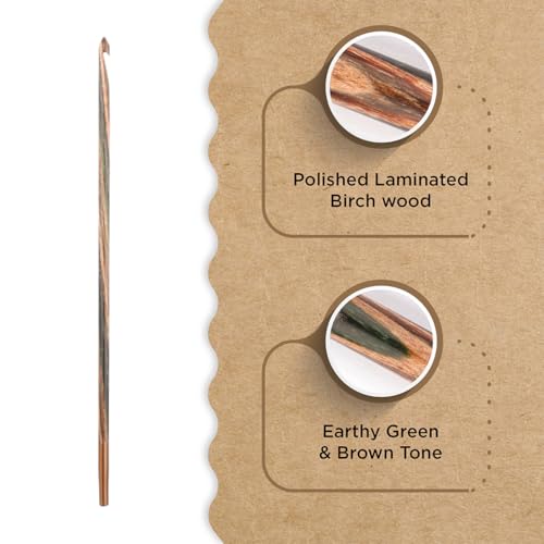 Knitter’s Pride Terra Afghan/Tunisian Crochet Hook - US E(3.5mm) - size: 3.50mm