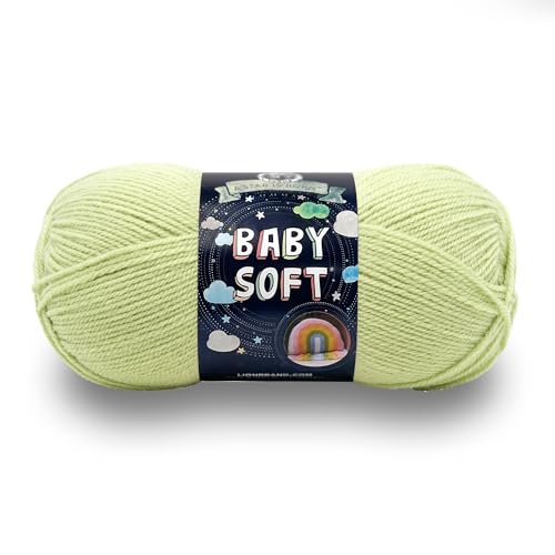 (1 Skein) Lion Brand Yarn Babysoft Baby Yarn Yarn, Sweet Pea - color: Sweet Pea, size: 1 Pack