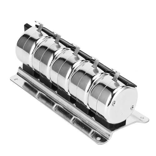 Hand Tally Counter, 4-Digit Clicker Counter Metal Mechanical Counter 0-9999 5 Units Conjoined Manual Pitch Counter