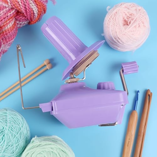 JubileeYarn Yarn Ball Winder Plastic - Purple - 2 Units - color: Purple Winder, size: 2 Units
