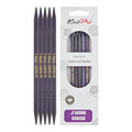 KnitPro J’Adore Cubics Double Pointed Needles 6" (15cm) | US Size 10.75 (7mm) - size: US 10.75 (7mm)