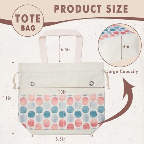 TOGETRUE Yarn Bag, Knitting Crochet Tote Bag, Yarn Storage Bags Organizer, Crochet Bags for Crocheting Project, Store Skein Ball, Short Knitting Needle (Point Shape) - color: Point Shape, size: Small