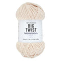 Big Twist Posh Purl Yarn by Loops & Threads – Bulky 100% Polyester, Soft & Plush Chenille Yarn for Knitting & Crochet, Ideal for Blankets, Scarves, Hats & Crafts, Vanilla Bean - color: Vanilla