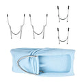 4PCS Easy Sock Aids Hooping Station Replacement for Embroidery Machine 2*Adults and 2*Kids - style: 4PC*Silver
