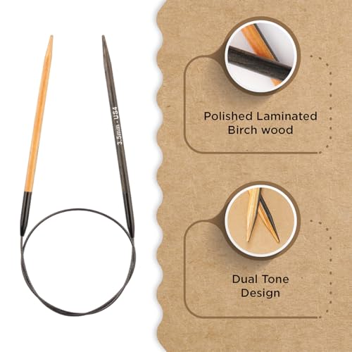 Knitter’s Pride Day & Nite Fixed Circular Needle 32""(80cm) - US 4(3.5mm) - size: 3.50mm