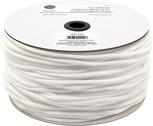 Dritz 144-Yard Cable Cord, 5/32-Inch, White
