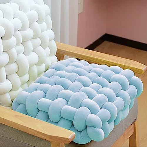 Velvet Chunky Yarn Bulky Giant Arm Knitting Yarn, Super Soft Tubular Weight Jumbo Y arn,DIY Crochet Hand Knitting Thick Yar n for Blanket,Pet Bed, Rugs Pillow,Handbag(2.2lb-Light Blue) - color: Light Blue, size: 2.2lb