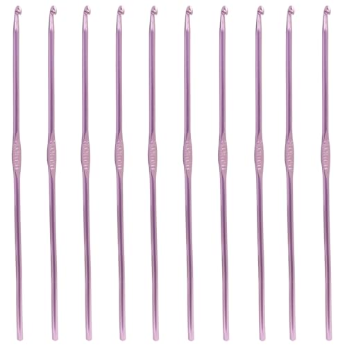 Bivethoi Aluminum Crochet Hook 3mm, 20 Pcs | Knitting Needles, Crochet Hooks Bulk, Craft Yarn, For Beginners - size: 3mm