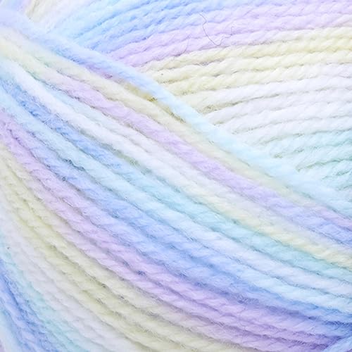 (1 Skein) Lion Brand Yarn Babysoft Baby Yarn Yarn, Pastel Print | Light DK Acyrlic Nylon Blend Fiber for Soft Baby Blankets, Knit Garments, Crochet Hats, Machine Washable Yarn - color: Pastel Print, size: 1 Pack