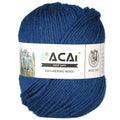 Facai Merino Wool Yarn Sock Yarn - 100% Pure Merino Wool Roving for Knitting, 1-Ball Set, 3.5oz (240 Yards), Worsted Weight (1, Royal Blue) - color: Royal Blue