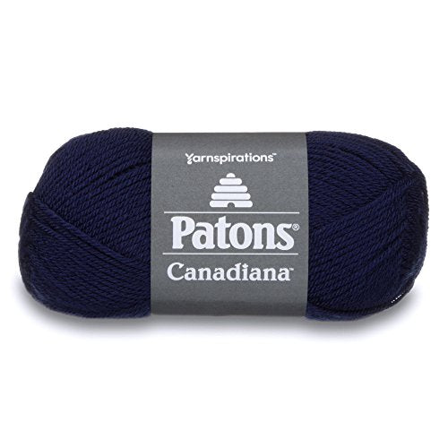 Patons Canadiana Yarn - Solids, Navy - color: Navy, size: 3.5 oz, 205 yds