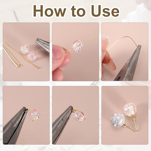 PATIKIL 0.6 Inch Eye Pins, Jewelry Making Headpins Straight Pins Findings Bendable for DIY Craft Bracelet Necklace Earring Pendant Making Supplies-400Pcs(Silver Dark Gray) - color: Silver Dark Gray, size: 0.6 Inch