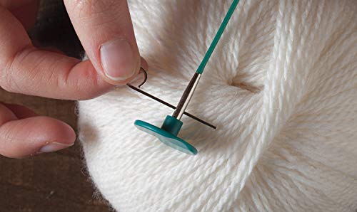 Knit Picks Interchangeable Circular Knitting Needle Cable - 16" Green | For Short Tip Interchangeable knitting needles, creates 16 inch total length including needle length when attached - size: 16"