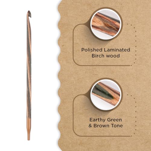 Knitter’s Pride Terra Afghan/Tunisian Crochet Hook - US I(5.5mm) - size: 5.50mm