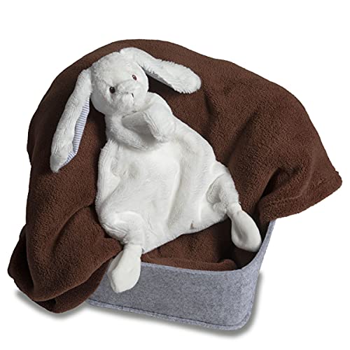 Mary Meyer Lovey Soft Toy, Silky White Bunny, 13" - color: Silky White Bunny