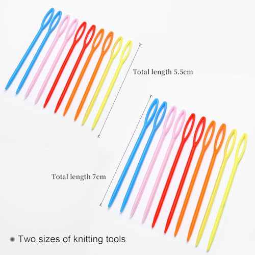 JUQWWQUJ Yarn Holder for Crocheting and Knitting,Yarn Spindle with Double Spindles,Magnetic Yarn Holder,Includes 9 Crochet Hooks,20 Stitch Markers,and 20 Hand Sewing Needles,Wooden Yarn Spinner