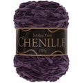 JubileeYarn Chenille Yarn - 100g/Cake Worsted Polyester - Amethyst - 1 Cake - color: 016 Amethyst, size: 1 Unit