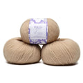 Baby Alpaca Merino Yarn 3 Skeins 150g Worsted Weight Knitting Almond Latte | Pullu baby alpaca merino blend made in Peru 3 skeins 150g 426yd total for knitting and crochet sweaters scarves and hats - color: Almond Latte