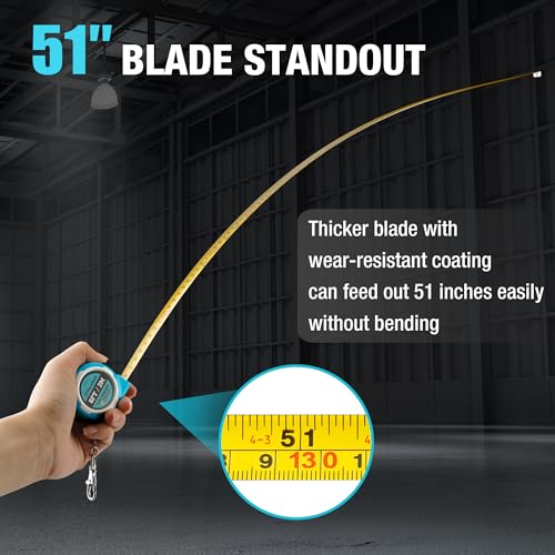 DURATECH Mini Tape Measure, 2 PCS 6FT Inch/Metric Small Tape Measure | Retractable Easy Reading Keychain Measurement Tape, Pocket Size Small Tape Measure for Engineer, ABS Protective Casing