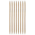 HARFINGTON 8Pcs Bamboo Knitting Needles Double Pointed Size US 10.25(6.5mm) Carbonized 10 Inch(25cm) Straight for Handmade Creative DIY Knitting Craft Yarn - size: US 10.25(6.5mm)