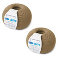 100% Merino Wool Yarn – Extrafine Super Soft Yarn for Knitting, Made in Italy by Lana Gatto, Super Soft Line, Camel-14202, 2-Pack (1.8 oz. / 137 yds Each) - color: Camel - 14202, size: 2