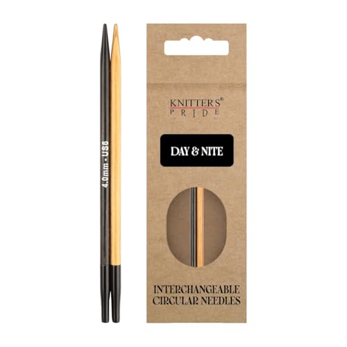 Knitter’s Pride Day & Nite Interchangeable Needle 5""(13cm) - US 6(4mm) - size: 4.00mm