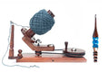 Merit wooden craft Yarn Large Ball Winder and Table Top Swift Winder Knitting and Crochet Umbrella Winder Holder Hand Operated Knitting Winding Tools Wool Winder. (Rosewood Winder) - color: Rosewood winder