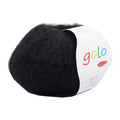 golo Mohair Yarn for Hand Knitting Wool Yarn for Weaving - color: 024-Black