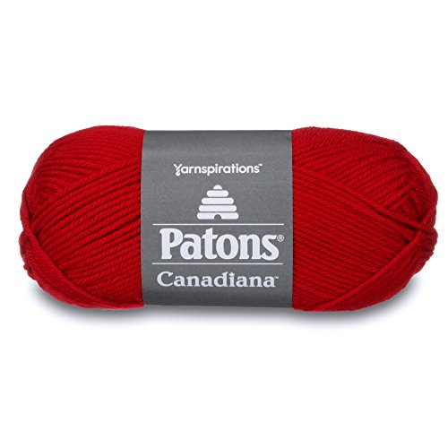 Patons Canadiana Yarn - Solids - Cardinal - color: Cardinal, size: 3.5 oz, 205 yds