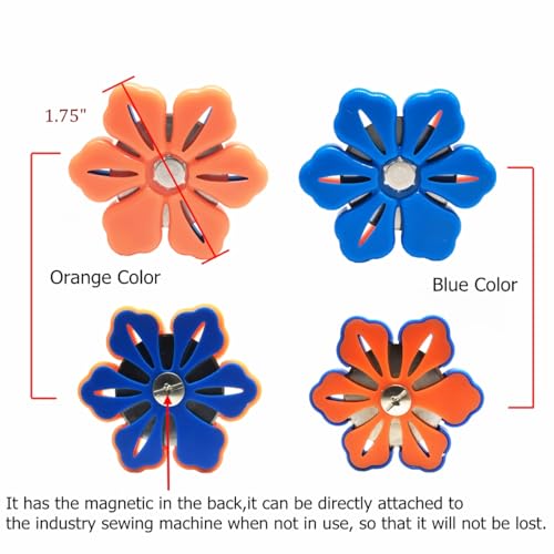 HONEYSEW Magnetic Thread Cutter Yarn Cutter for Craft DIY Sewing Cutting Tools (Blue) - color: Blue