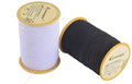 0.5mm Elastic Sewing Thread, 1100 Yards Black&White | Stretchy Sewing Thread for Knitting, Shirring, Smocking, Gathering,Ruching, Beading - color: Black&white