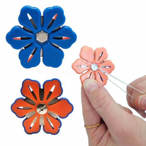 HONEYSEW Magnetic Thread Cutter Yarn Cutter for Craft DIY Sewing Cutting Tools (Blue) - color: Blue