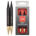 Lantern Moon Ebony Wood Interchangeable Circular Knitting Needles 5" (13cm) | US Size 15 (10mm) - size: US 15 (10mm)