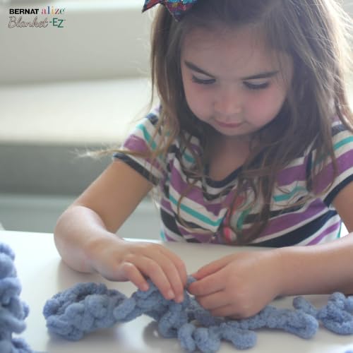Bernat Alize Blanket - EZ Almond Yarn - 2 Pack of 6.4oz/180g - Polyester - 7 Jumbo - 18 Yards - Knitting/Crochet