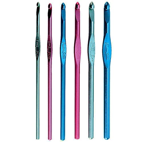 Silvalume Aluminum 5-1/2" Crochet Hook: Size 'N 15 - size: N15 (10mm)