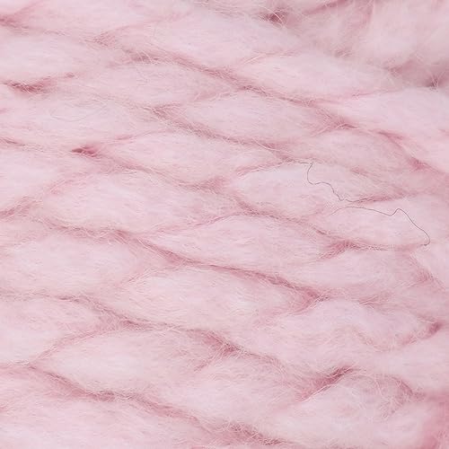 Estako Cozy Thick & Quick Yarn, 20% Wool 80% Acrylic, Baby Pink, 4-Pack | chunky, soft, hand knitting, blankets, crocheting, weight 6, 400 g, 260 yds, scarves, sweaters, hats - color: 53029 - Baby Pink, size: 4 Skeins