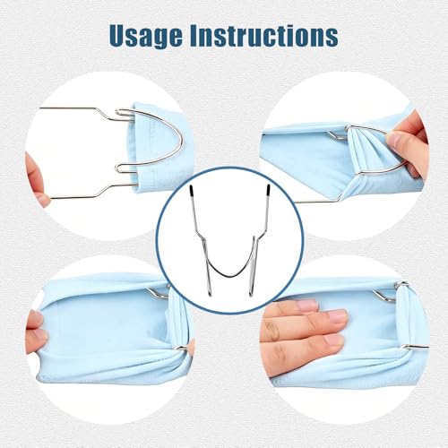 2PCS Easy Sock Aids Hooping Station Replacement for Embroidery Machine 1*Adults and 1*Kids - style: 2PC *Silver
