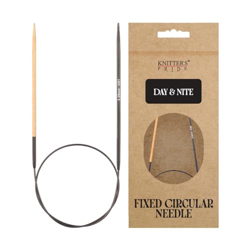 Knitter’s Pride Day & Nite Fixed Circular Needle 32""(80cm) - US 1(2.25mm) - size: 2.25mm