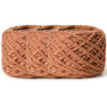 3 Pack Fluffy Chenille Chunky Yarn for Crocheting 100g(65.6yd) - Baby Yarn for Crocheting Soft - Velvet Yarns for Crochet Blanket - Amigurumi Crochet Yarns (Light Tan) - color: 3 Light Tan