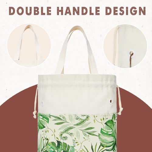 TOGETRUE Yarn Bag, Knitting Crochet Tote Bag, Yarn Storage Bags Organizer, Crochet Bags for Crocheting Project, Store Skein Ball, Short Knitting Needle (Green) - color: Green, size: Small