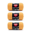 Red Heart Super Saver Yarn for Crocheting & Knitting, Saffron, 3-Pack - color: Saffron, size: 3-Pack