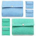 Felt Craft Tool Bag - 2 Pack Portable Knitting Needle Case with Multi-Pockets, Soft Felt Organizer for Crafters, Art Lovers, and DIY Enthusiasts
