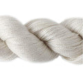 Lotus Yarns Silky Cashmere Fingering Weight Knitting Yarn Skein Shiny Soft and Breathable Crochet Yarn, Great for Shawl, Scarves, Top and Craft Projects (01-White) - color: 01-White