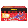 Scotch 5" Soft Touch Blunt Kid Scissors, Purple, 12 Count, Teacher's Pack | Ideal for school supplies and classroom projects - size: 12 count - pointed