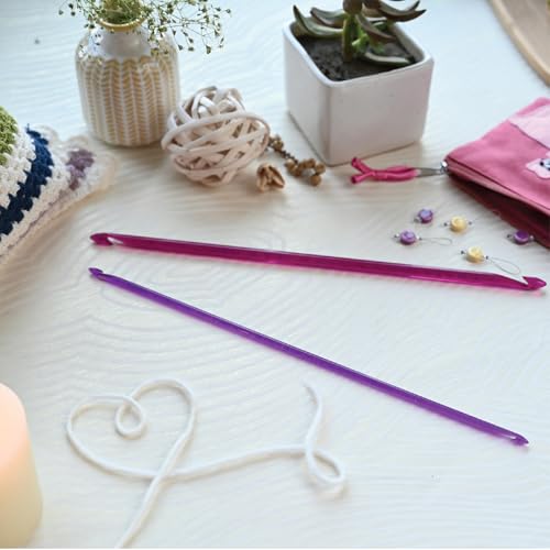 KnitPro Trendz Double-Ended Crochet Hook | US Size I (5.5mm) - size: US Size I (5.5mm)